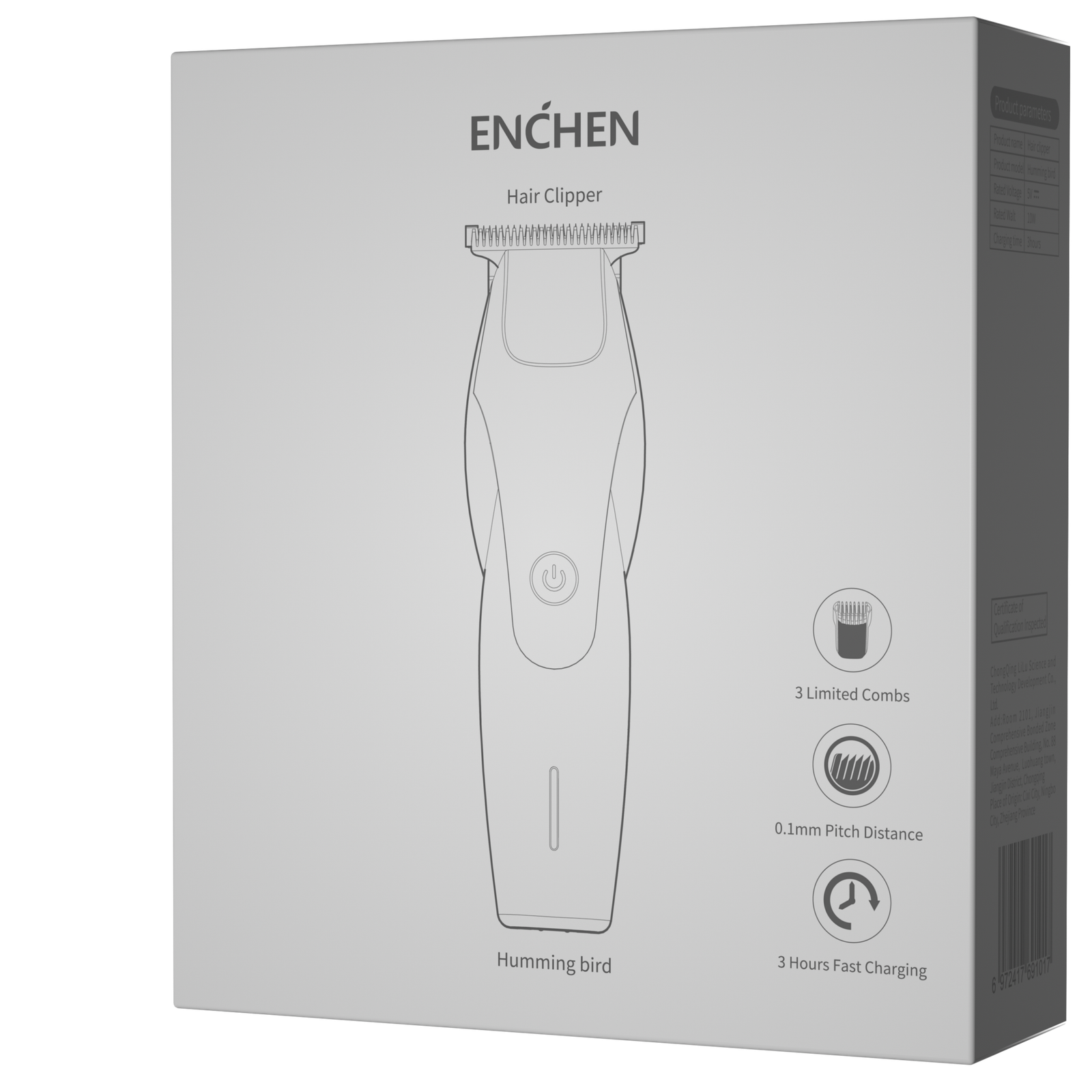 ENCHEN Hummingbird USB Cortapelos Eléctrico - Imagen 5