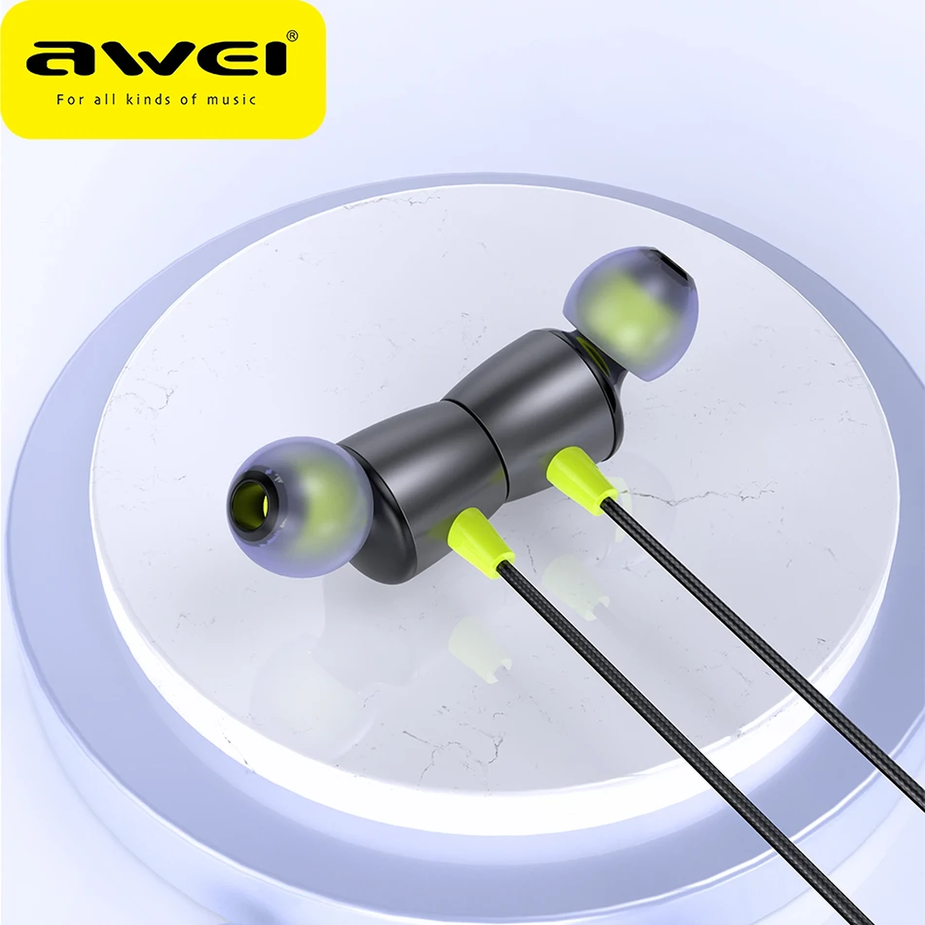 Auriculares Awei L5 3.5mm con cable - Imagen 5
