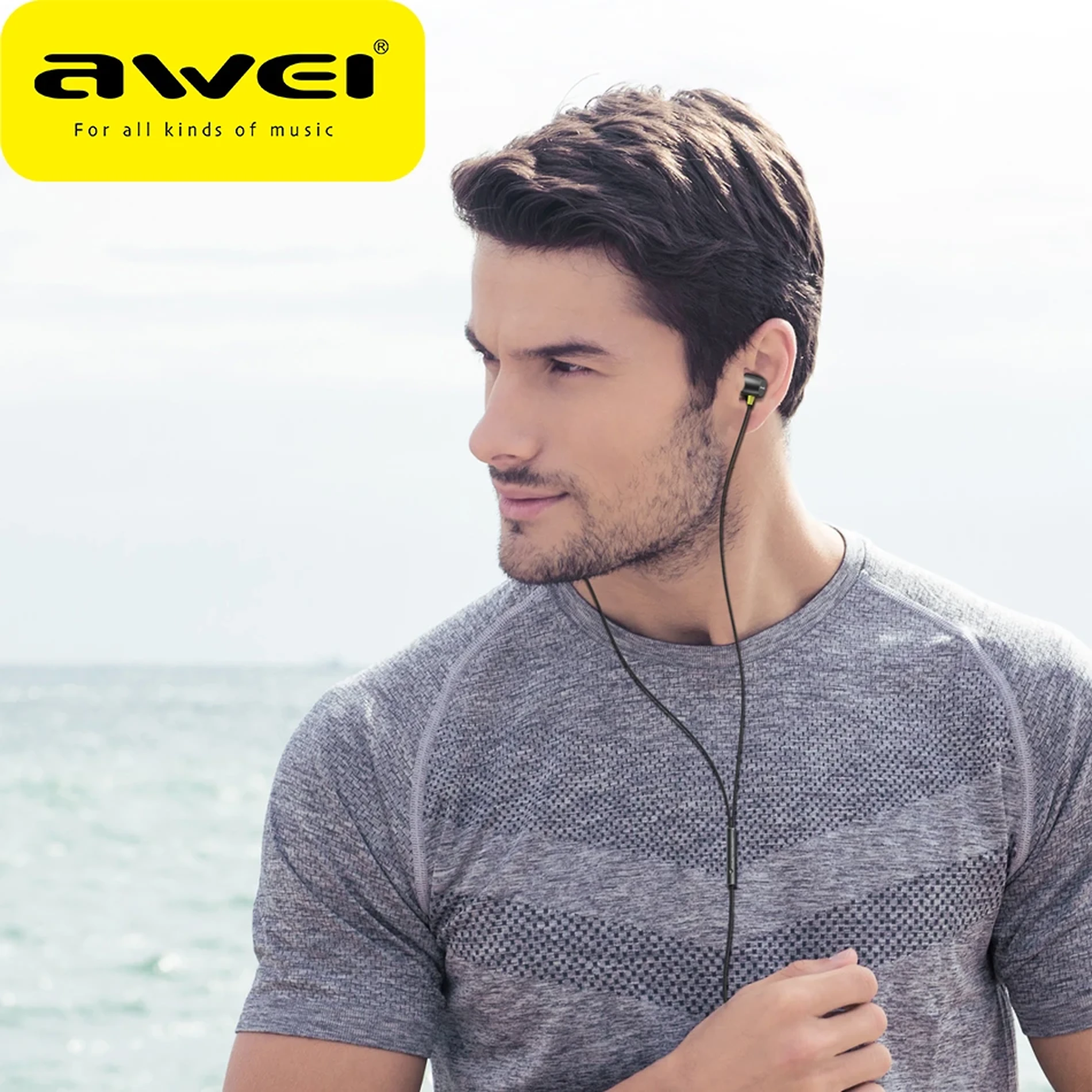 Auriculares Awei L5 3.5mm con cable - Imagen 6