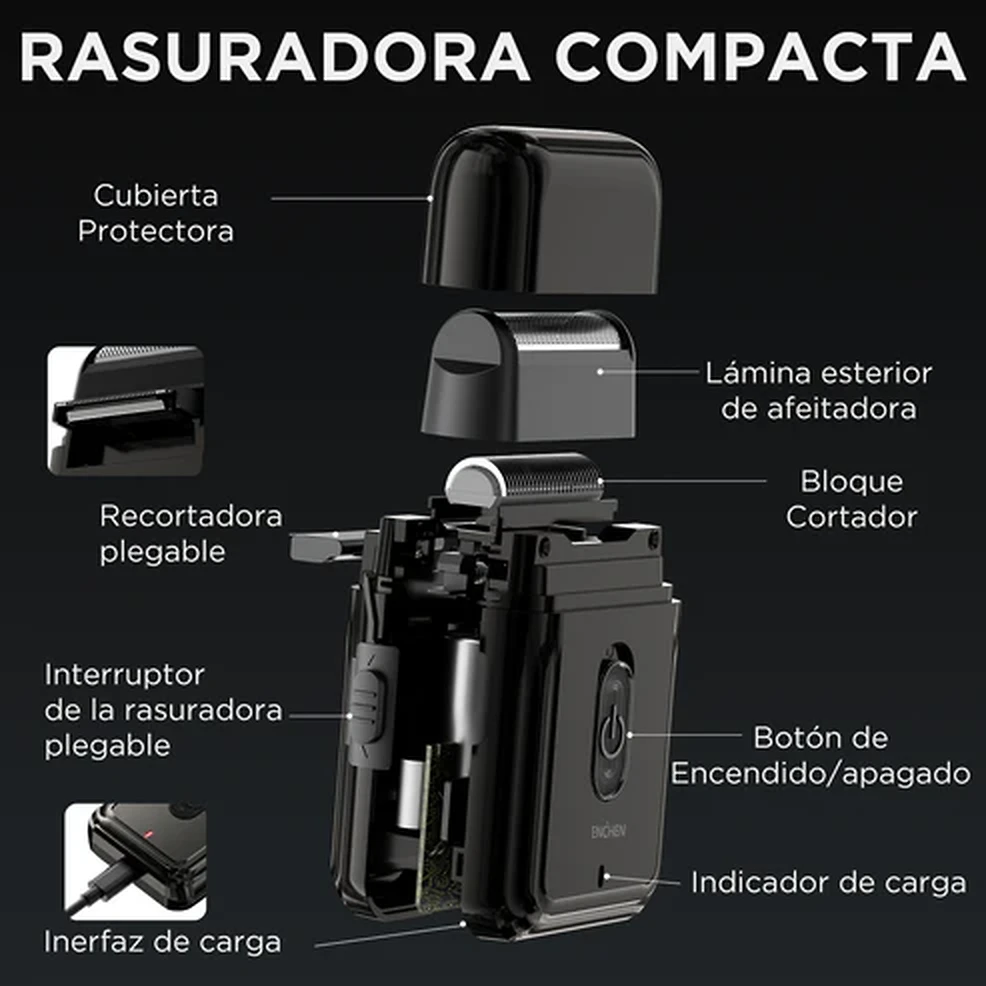 Mini Afeitadora Portatil Enchen - MS003 - Imagen 18