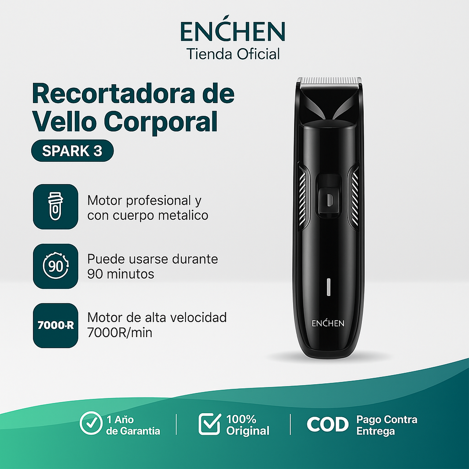 Recortadora Íntima Enchen Spark 3