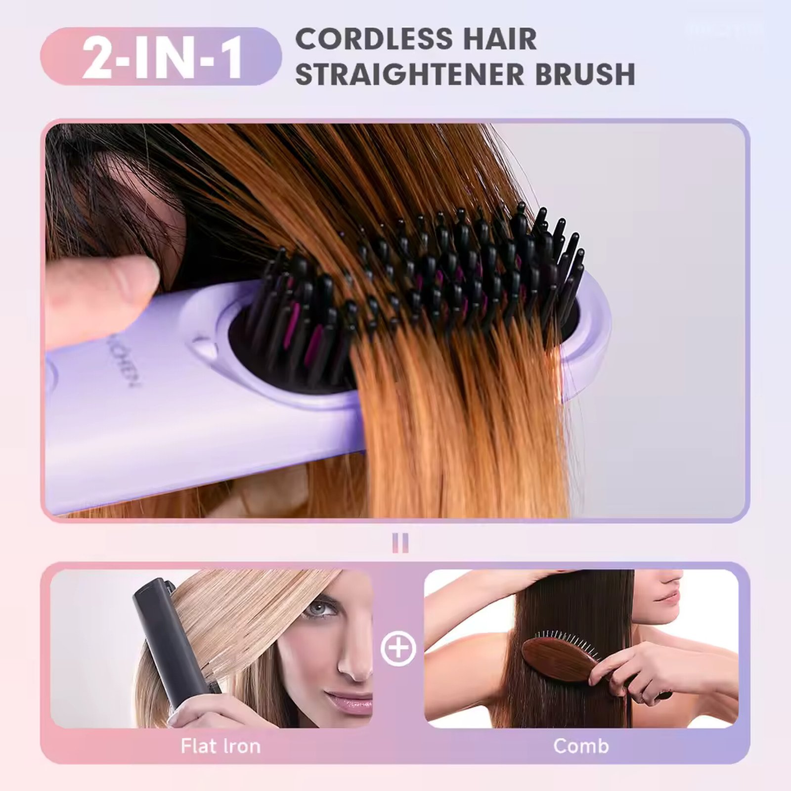 Peine Alisador de Cabello Enchen H100 - Imagen 4