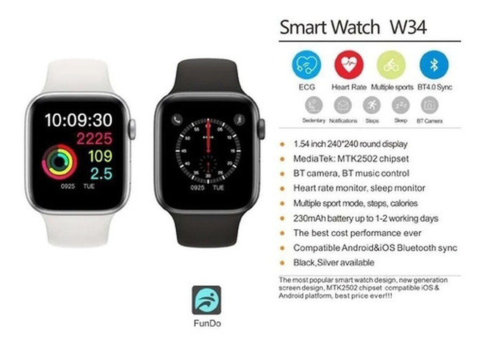 Smartwatch W34 - Imagen 3