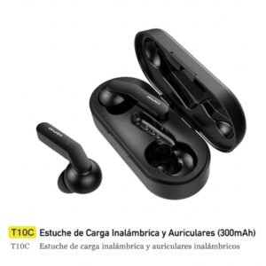 Auriculares True Wireless Con Estuche De Carga Inalámbrica T10C