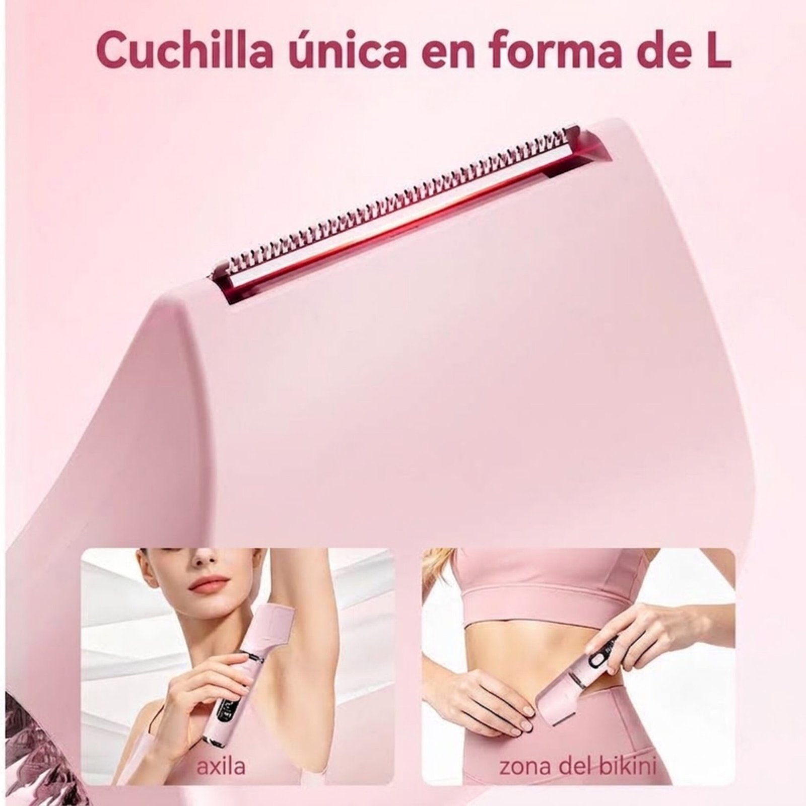 Depiladora multifuncional Enchen A7 Plus - Rosado - Imagen 8