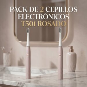 Pack: 2x Cepillo Electrico Enchen T501 - Rosado.