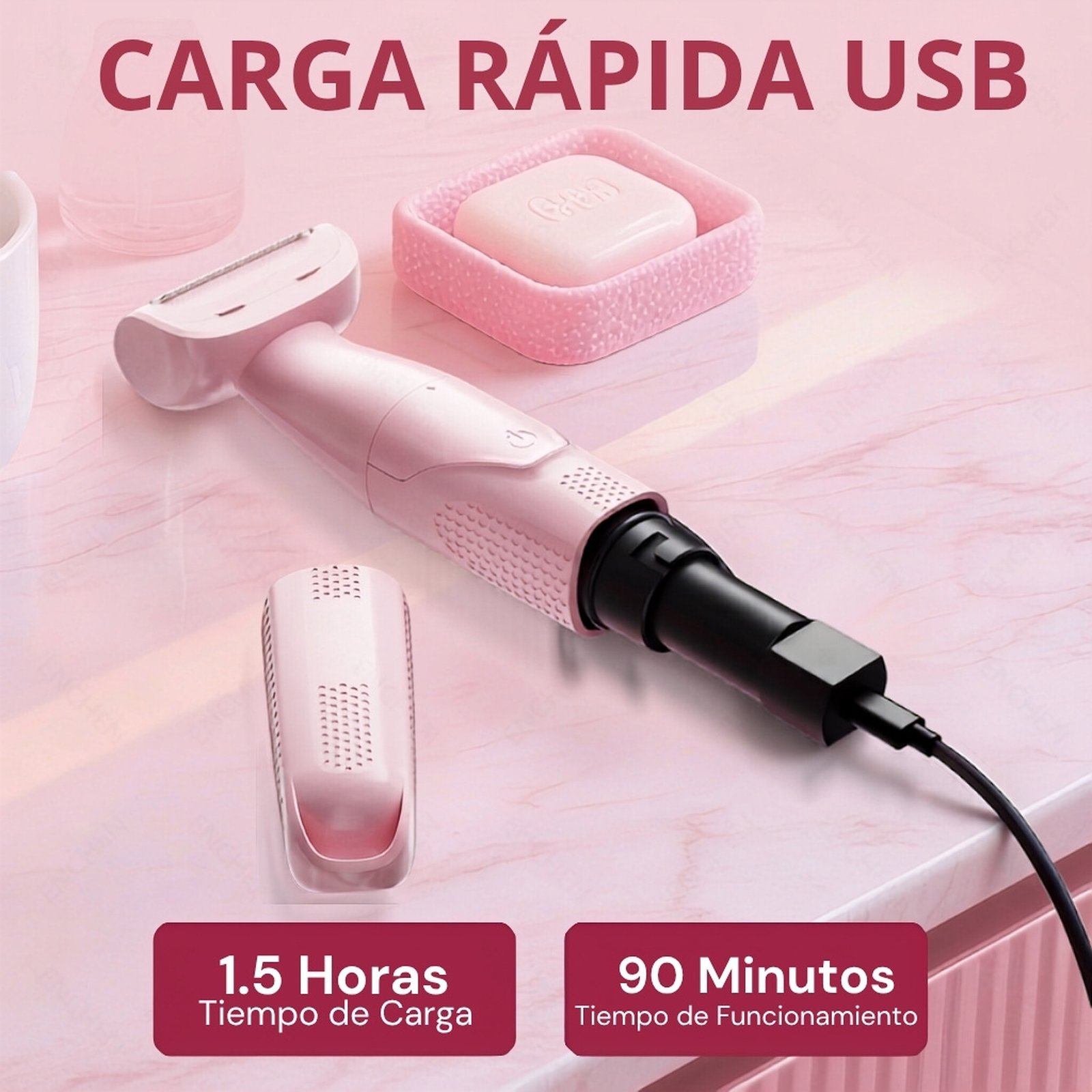 Depiladora electrica multifuncional Enchen A2 Plus - Imagen 5