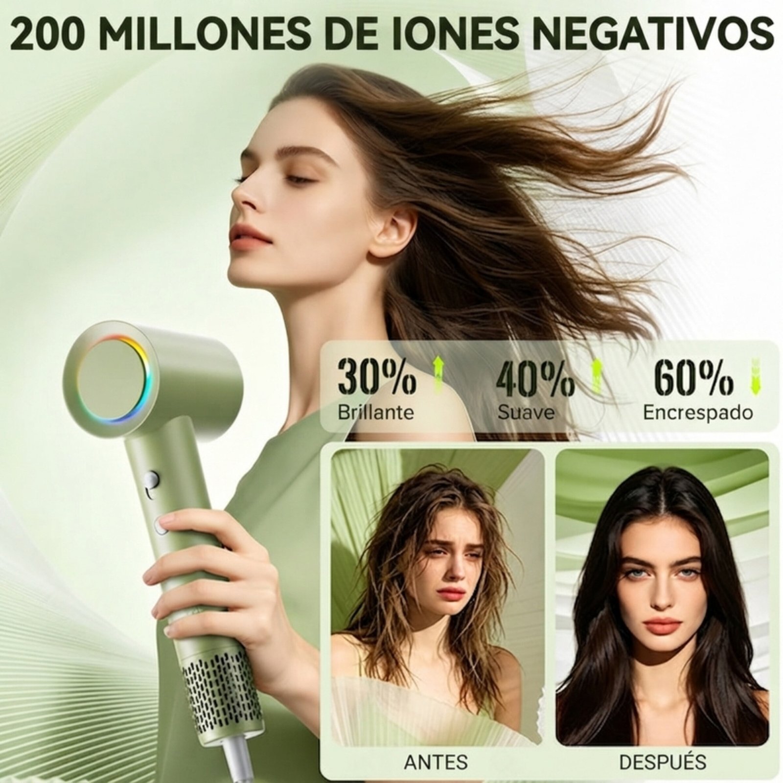 Secadora de Alta velocidad Enchen Air 8 - Verde - Imagen 6