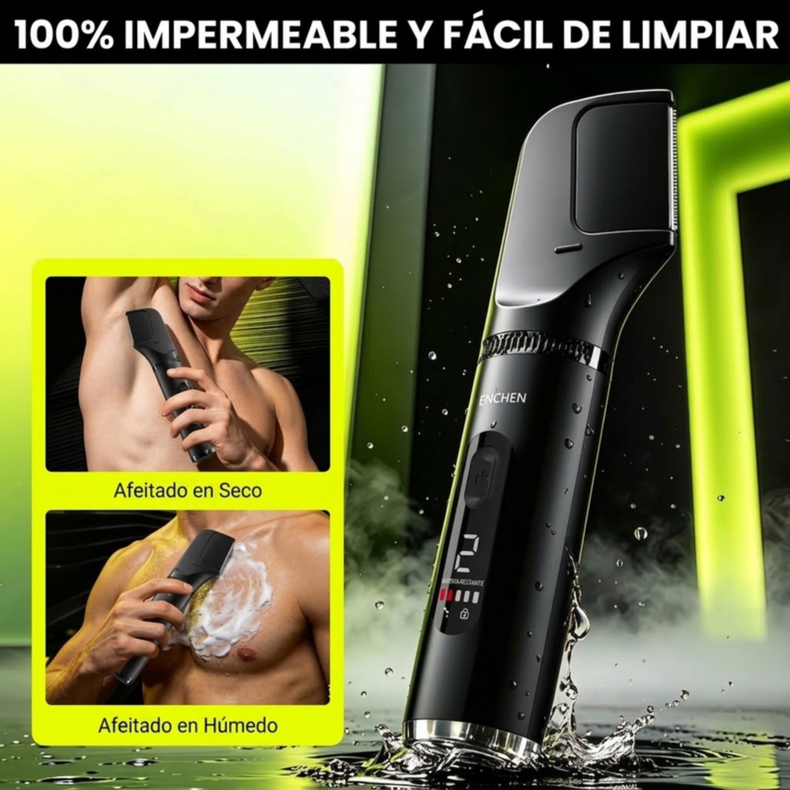 Depiladora multifuncional Enchen A7 Plus - Negro - Imagen 4
