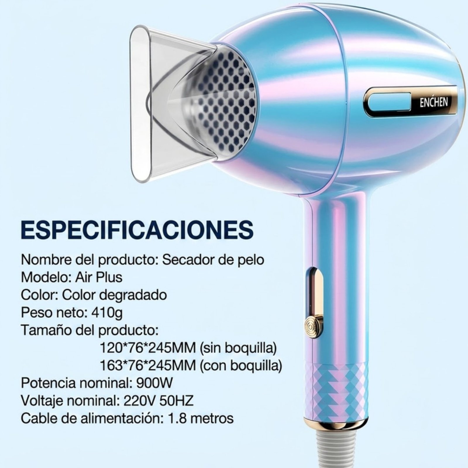 Secador de Cabello Enchen AIR PLUS - Imagen 13