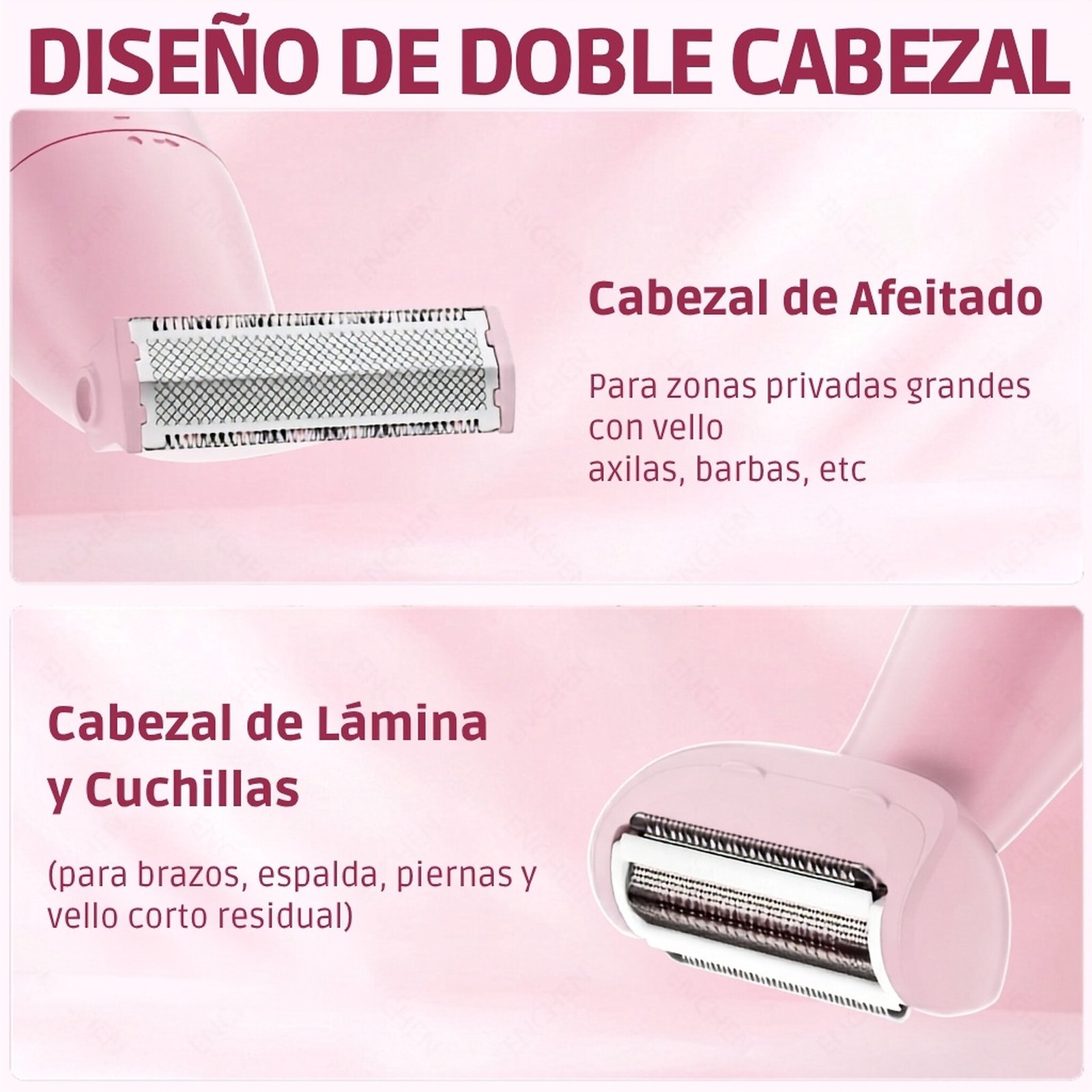 Depiladora electrica multifuncional Enchen A2 Plus - Imagen 6