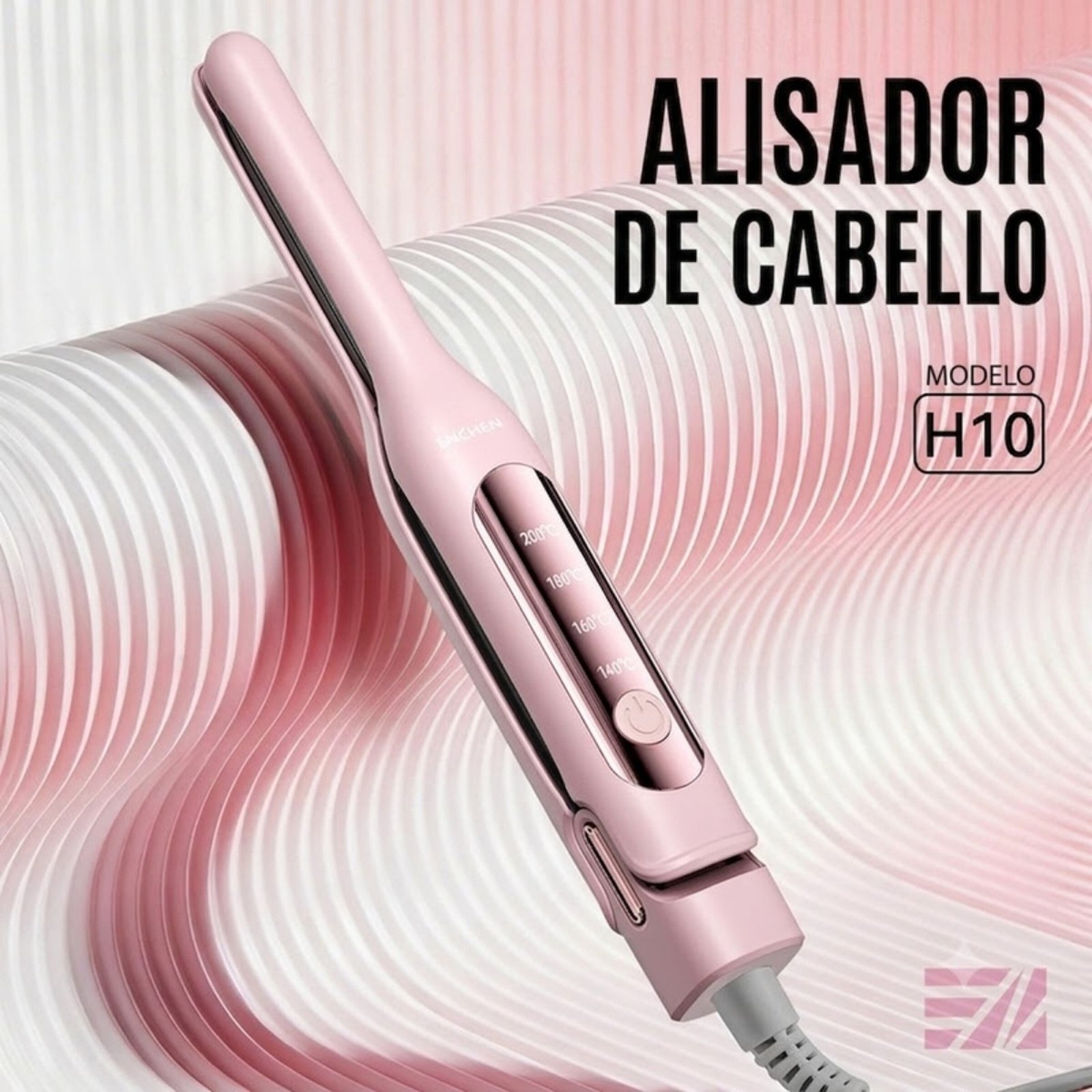 Plancha alisadora de cabello Enchen H10 - Rosado - Imagen 2