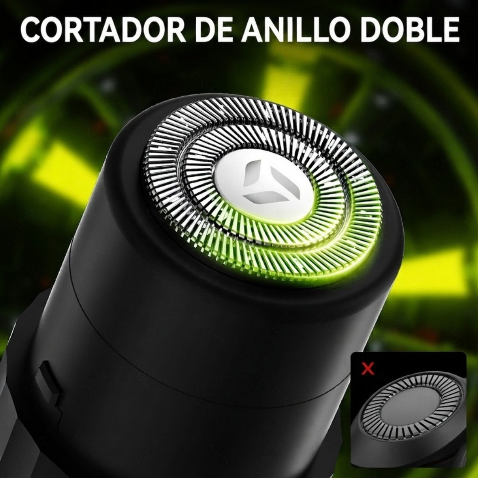Recortadora de vello corporal y bikini electrica 2 en 1 Enchen A6 - Negro - Imagen 6