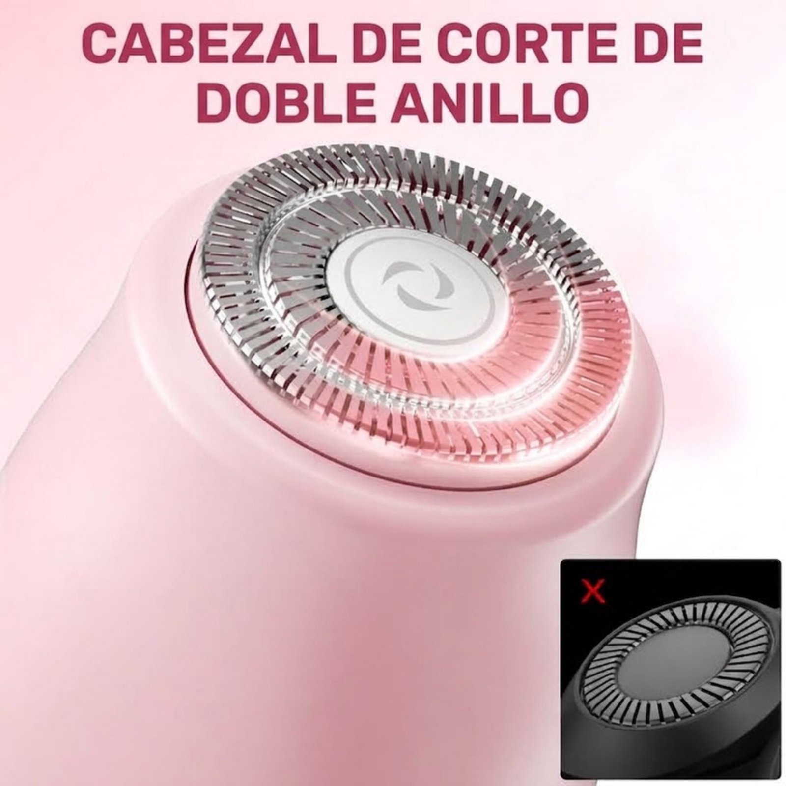Depiladora multifuncional Enchen A7 Plus - Rosado - Imagen 7
