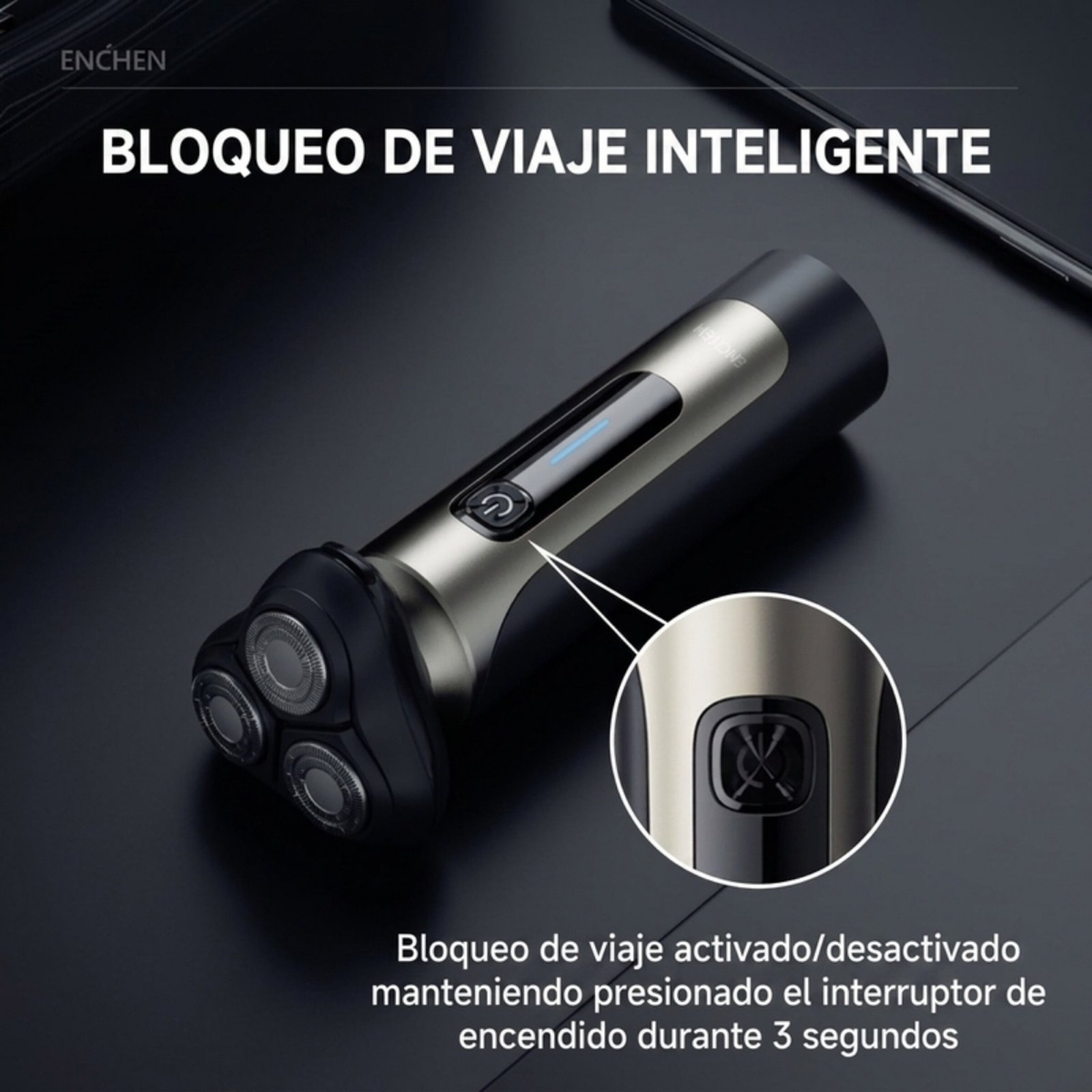 Afeitadora Blackstone 8 Enchen - Gris - Imagen 7