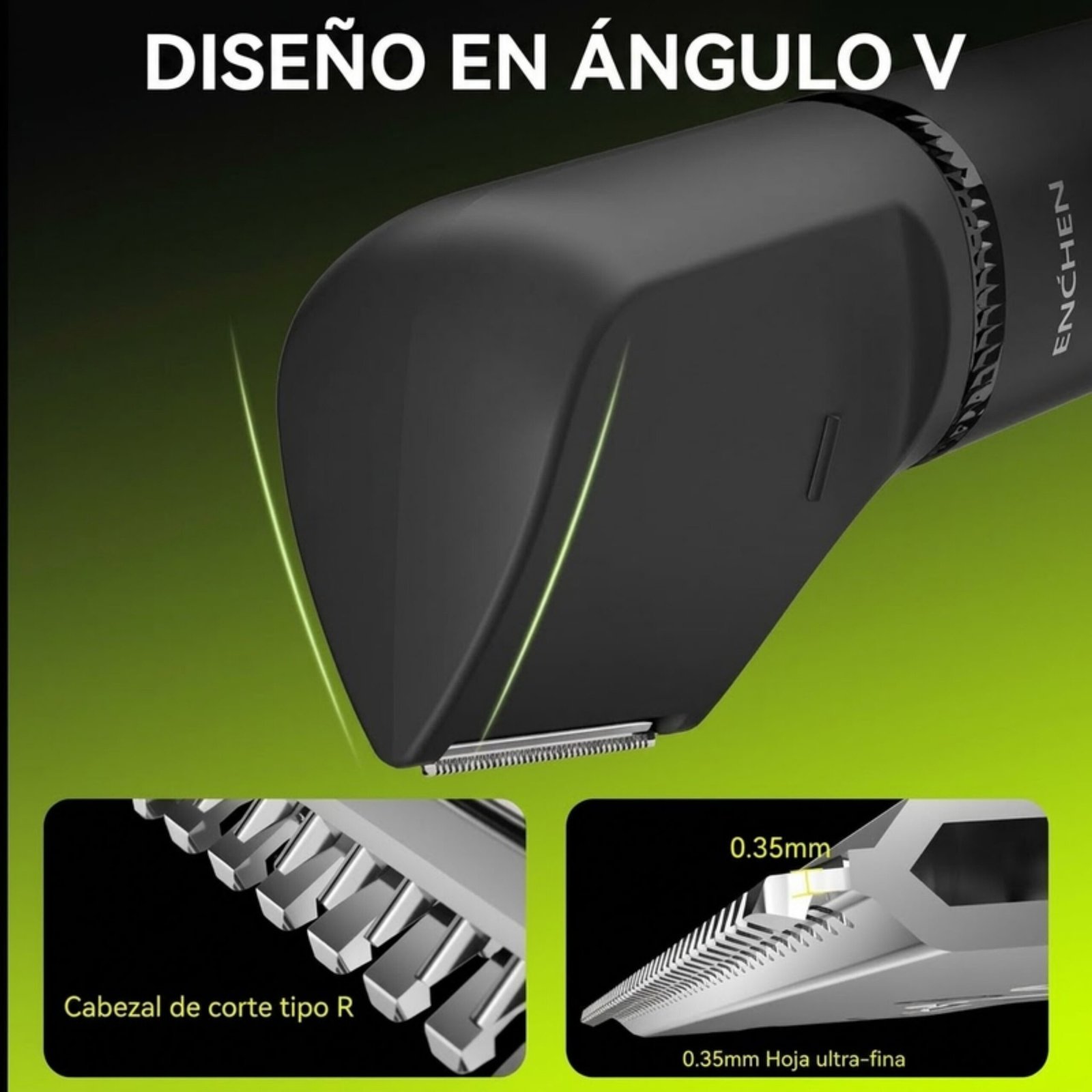 Depiladora multifuncional Enchen A7 Plus - Negro - Imagen 7